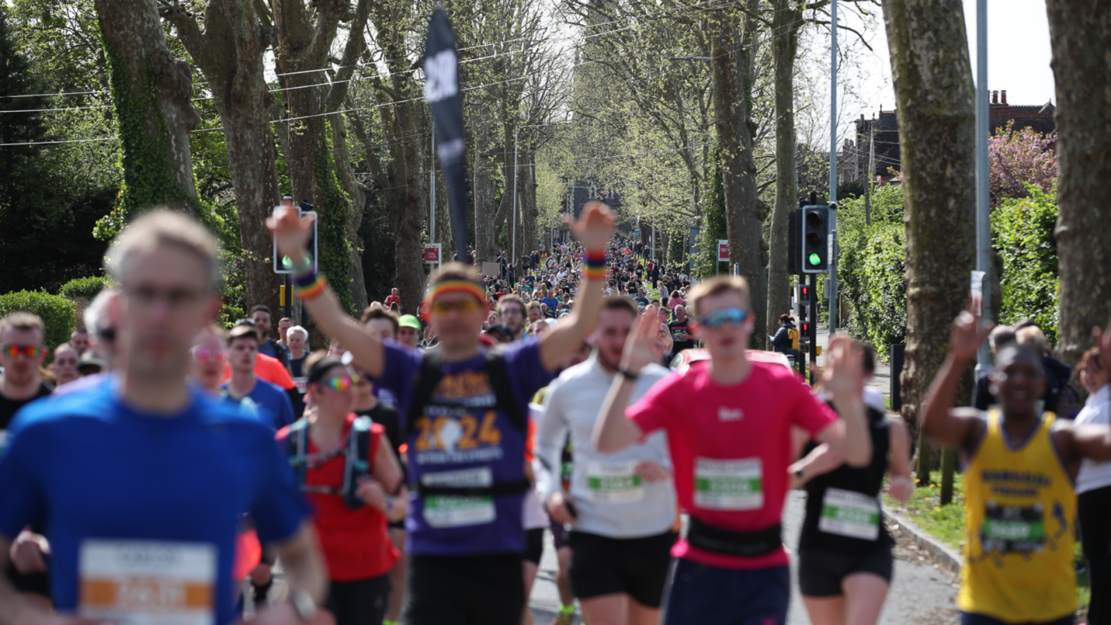 Runners at Reading Half Marathon